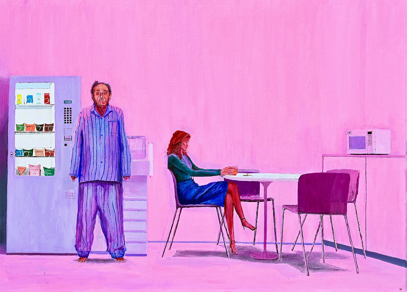 Original Painting "Adskilt" - by Tobias Hungeberg (120x90 cm)