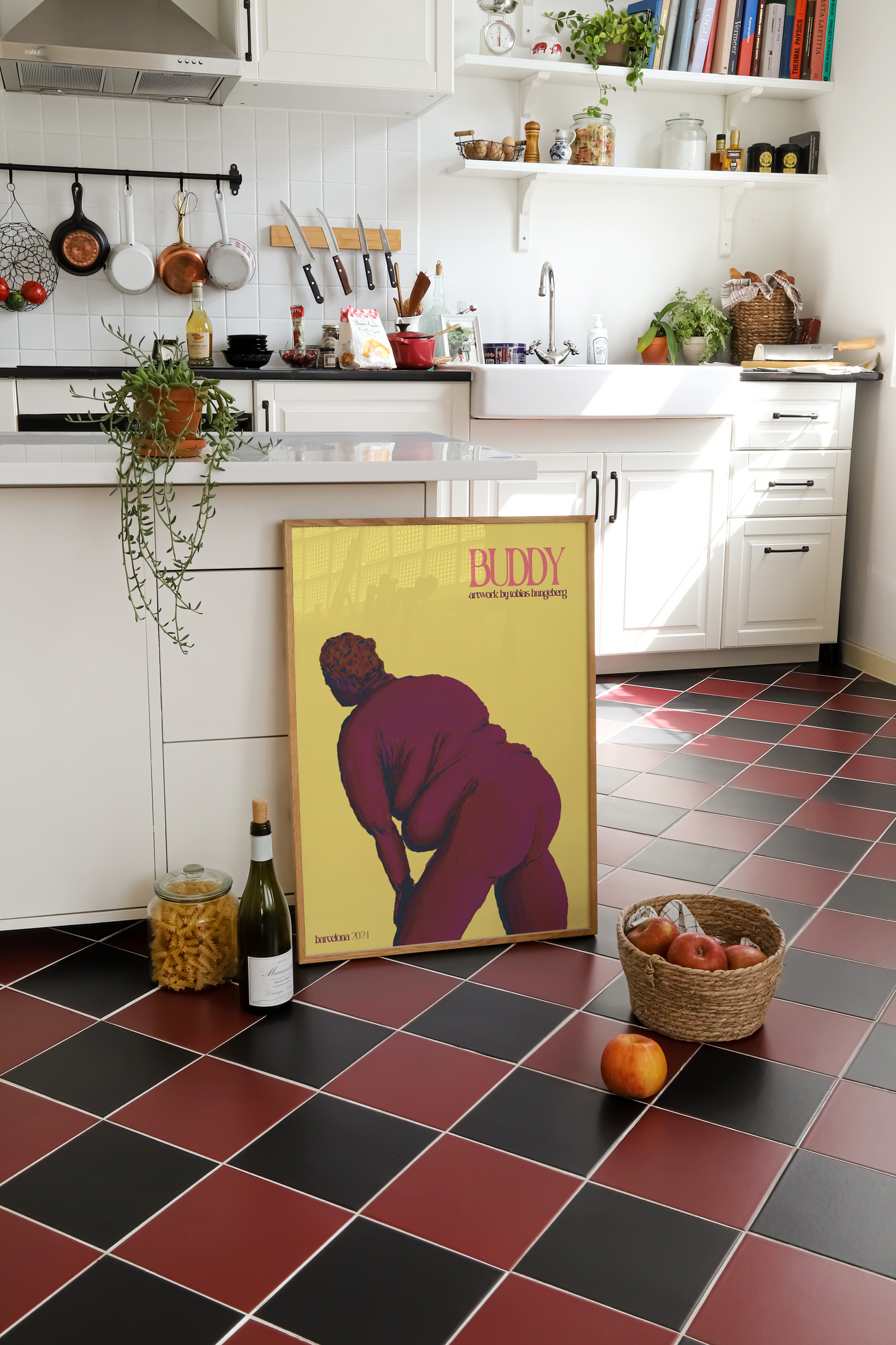 BUDDY (RED) - Art Poster