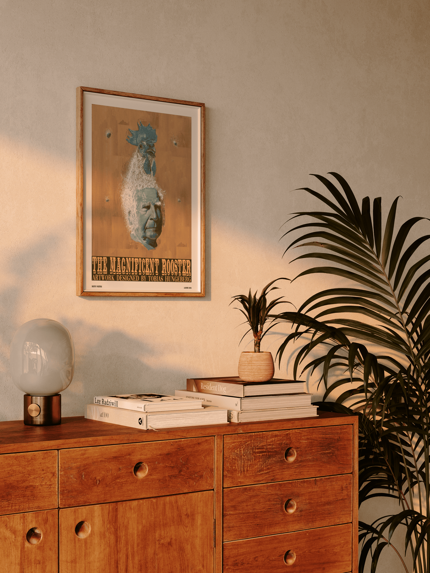 The Magnificent Rooster - Art Poster