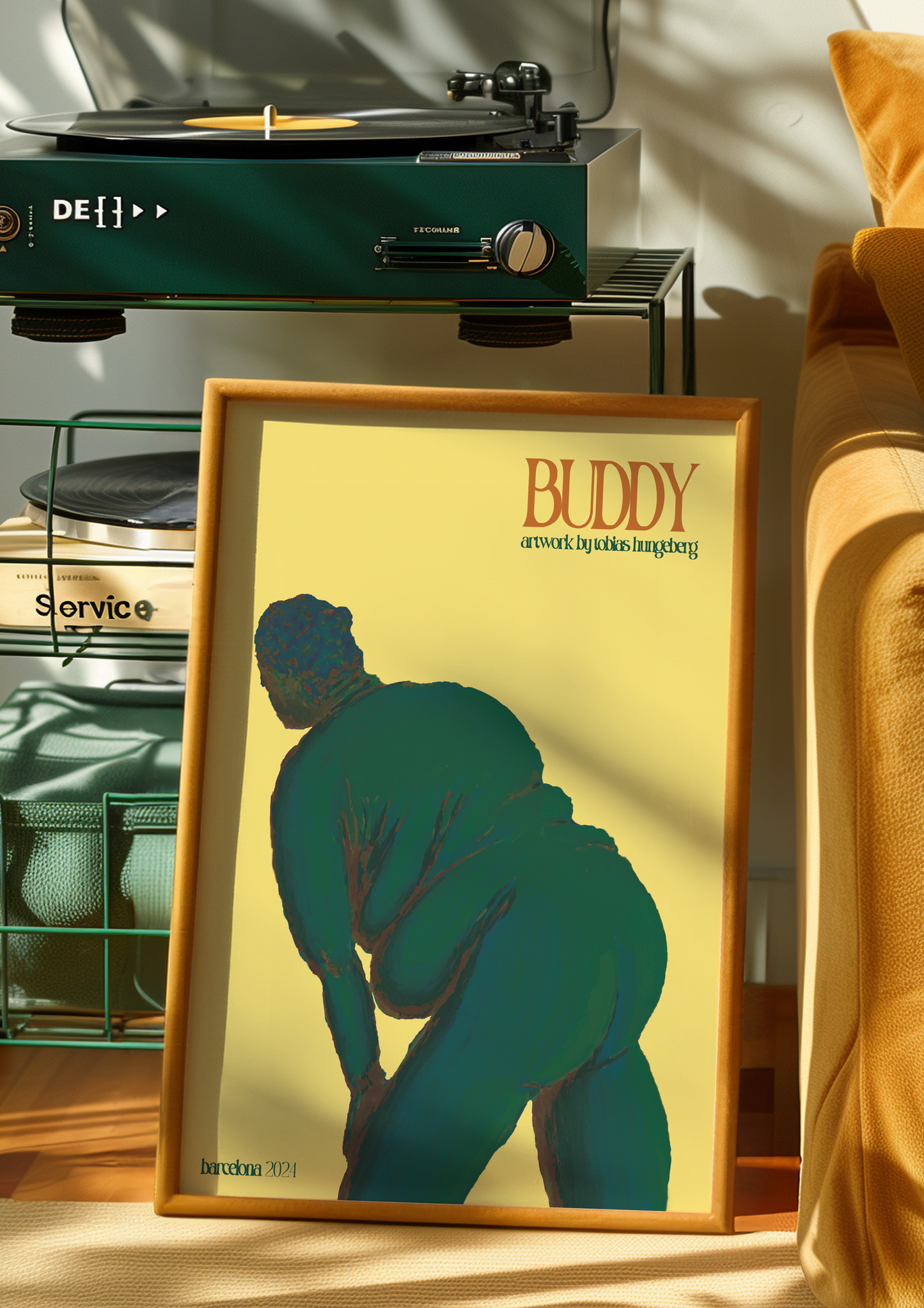 BUDDY (GREEN) - Art Poster - InSitu Posters