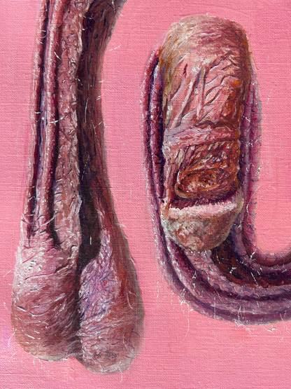 Original Painting "Hysteries Loop" - by Tobias Hungeberg (30x40 cm)