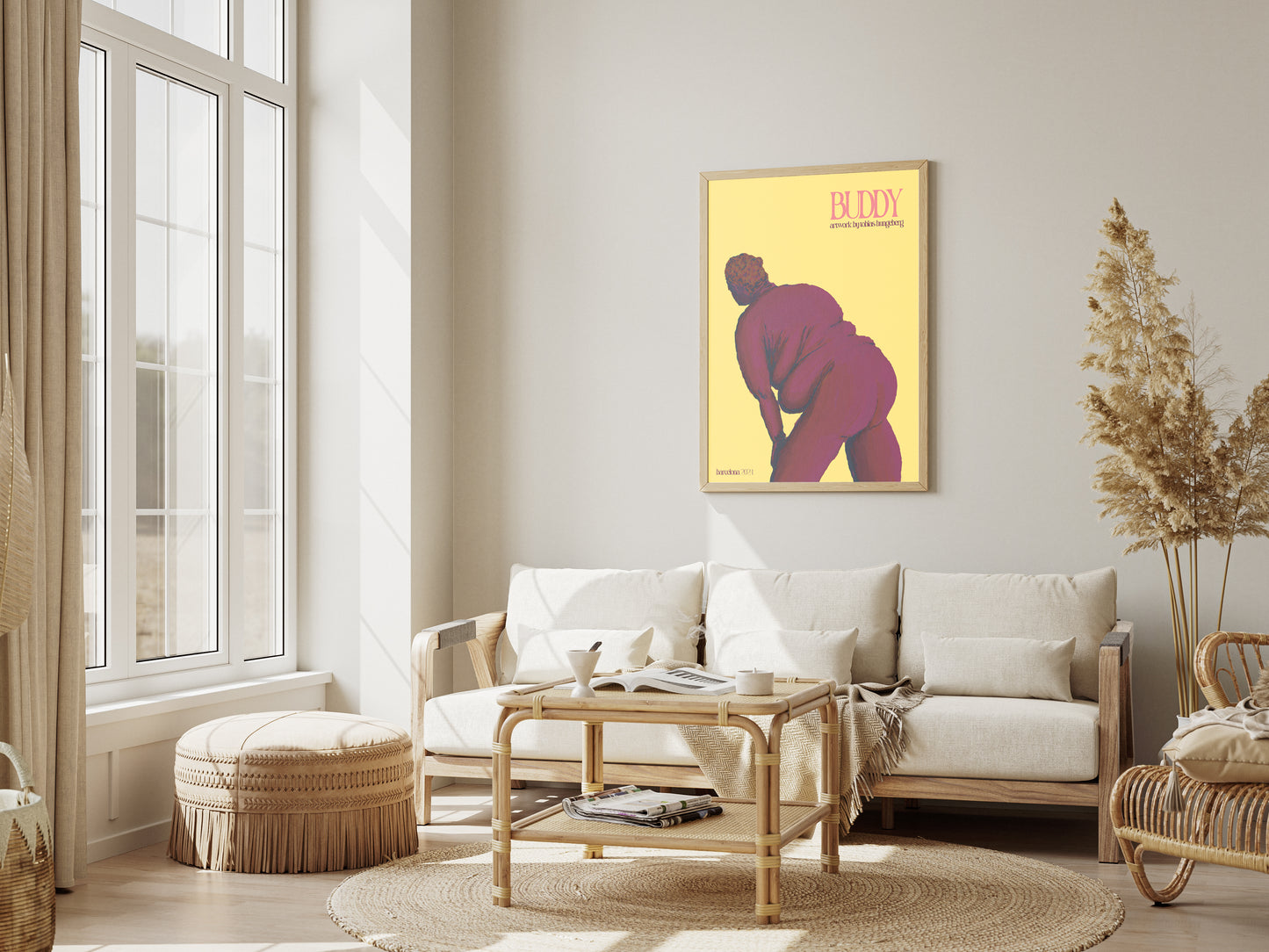 BUDDY (RED) - Art Poster - InSitu Posters