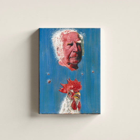 Original Painting "The magnificent Rooster" - by Tobias Hungeberg (30x40 cm)