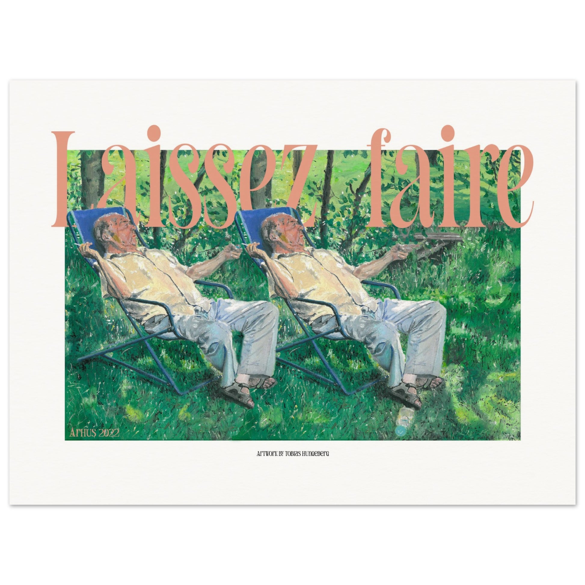 Laissez Faire Green Art Poster Product Picture